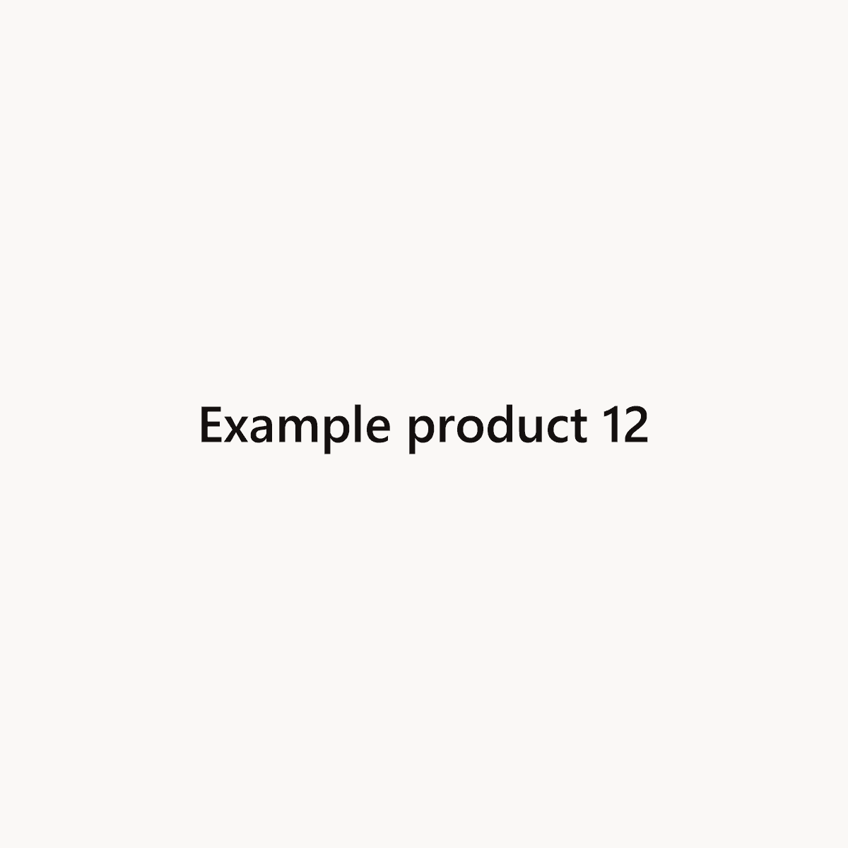 Example product 12 plush