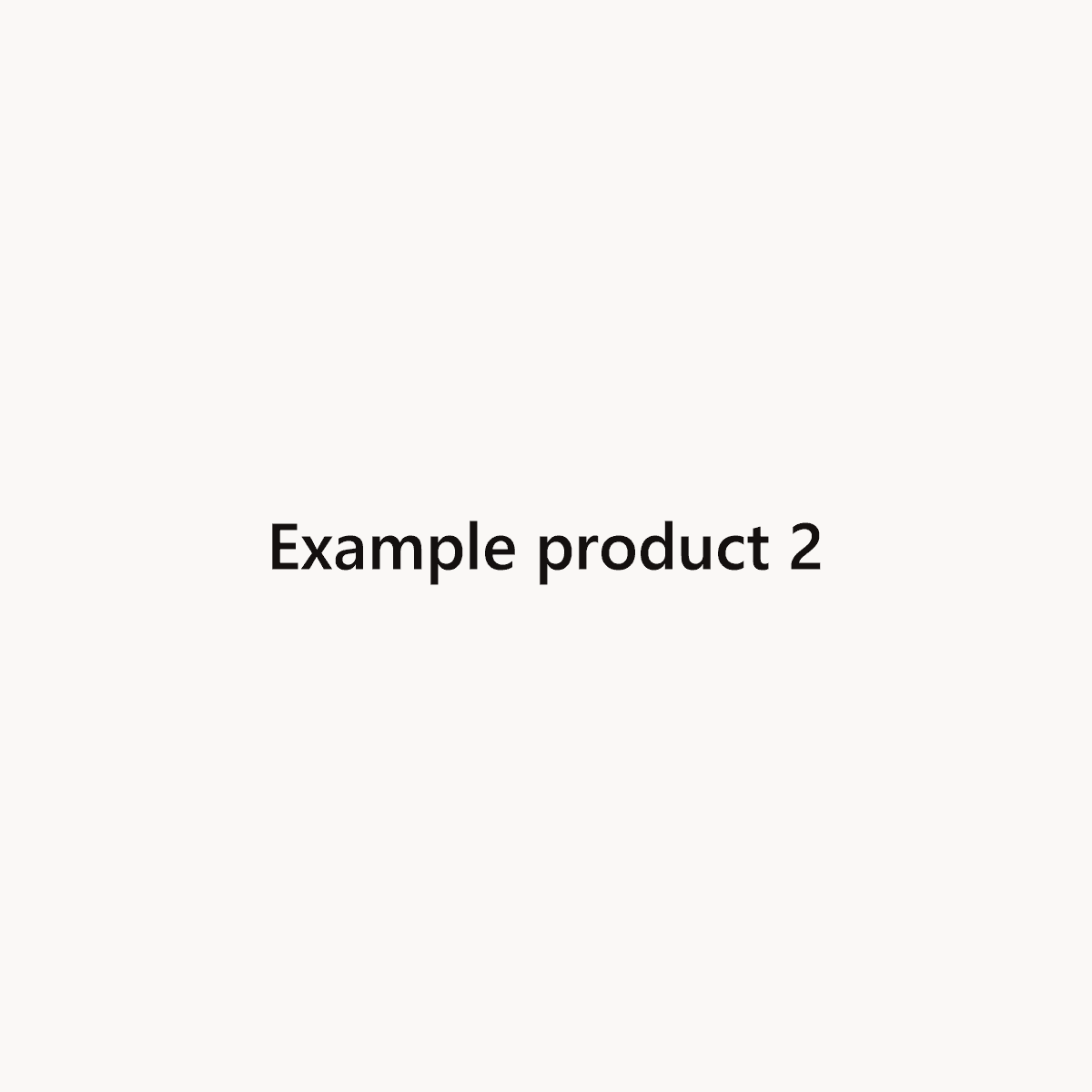 Example product 2 plush