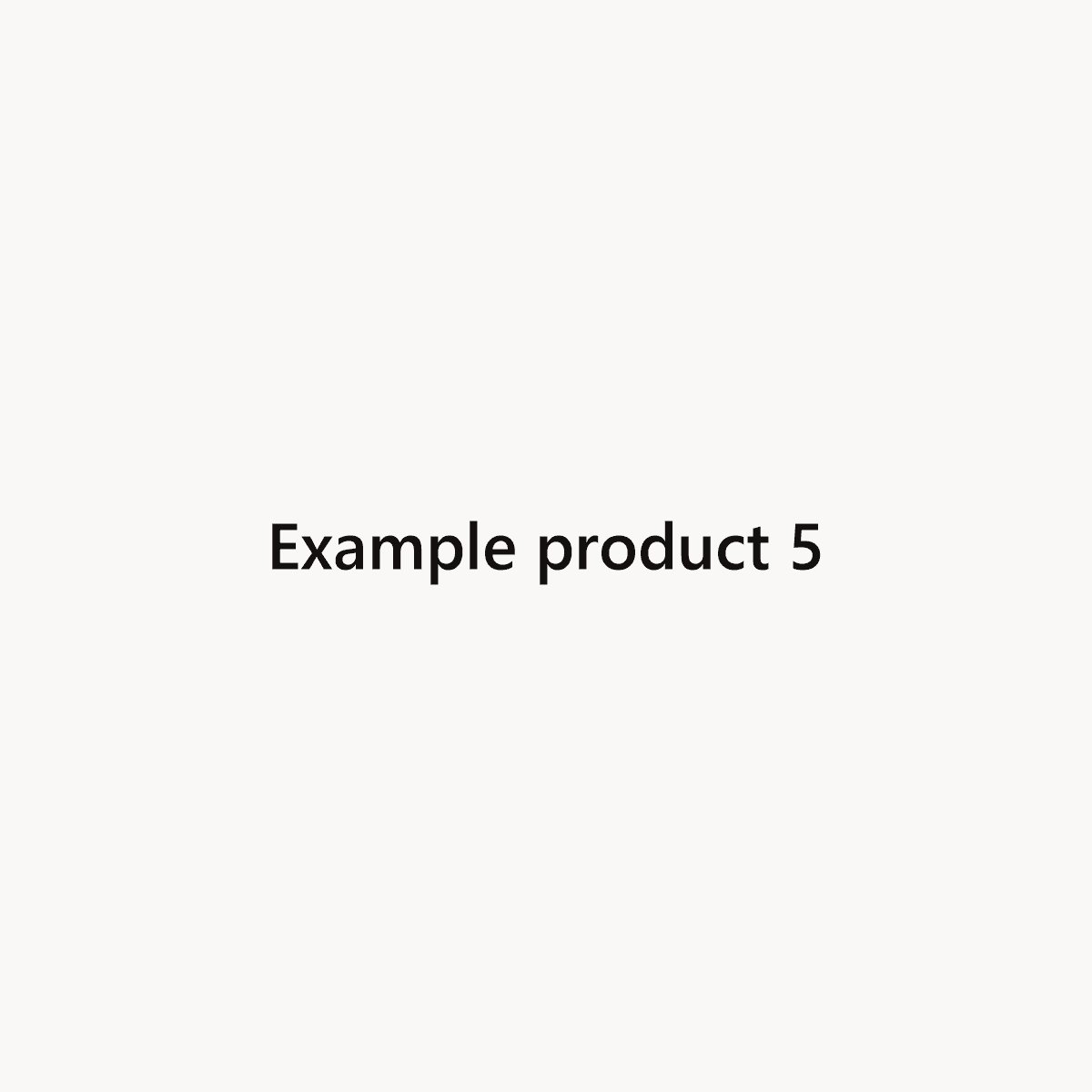 Example product 5 plush