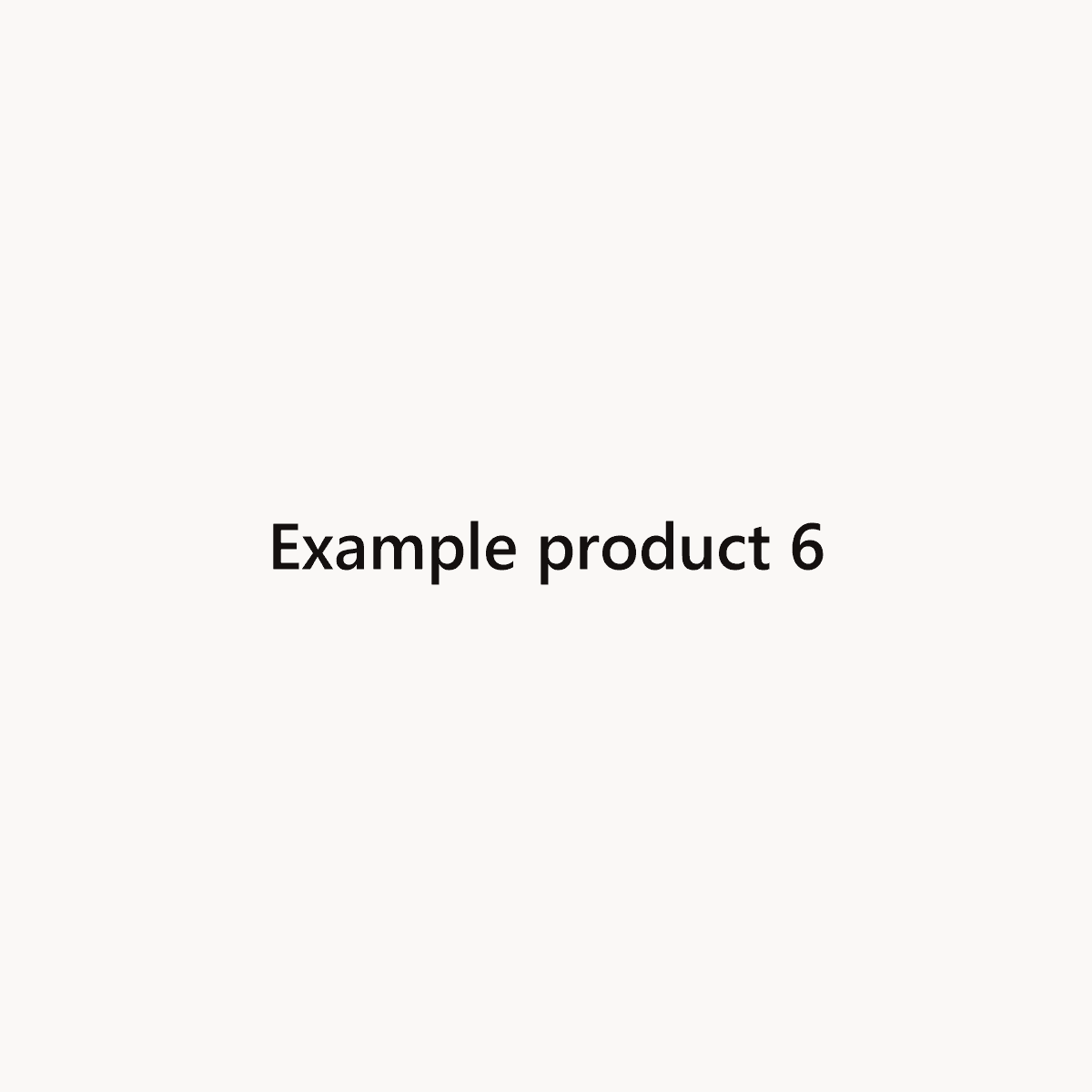Example product 6 plush